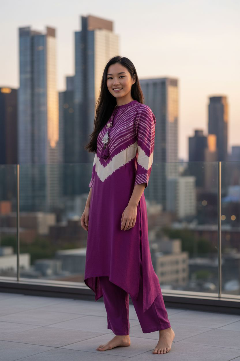 Purple Tassels Gazi Silk  Salwar Suits 1031-10152