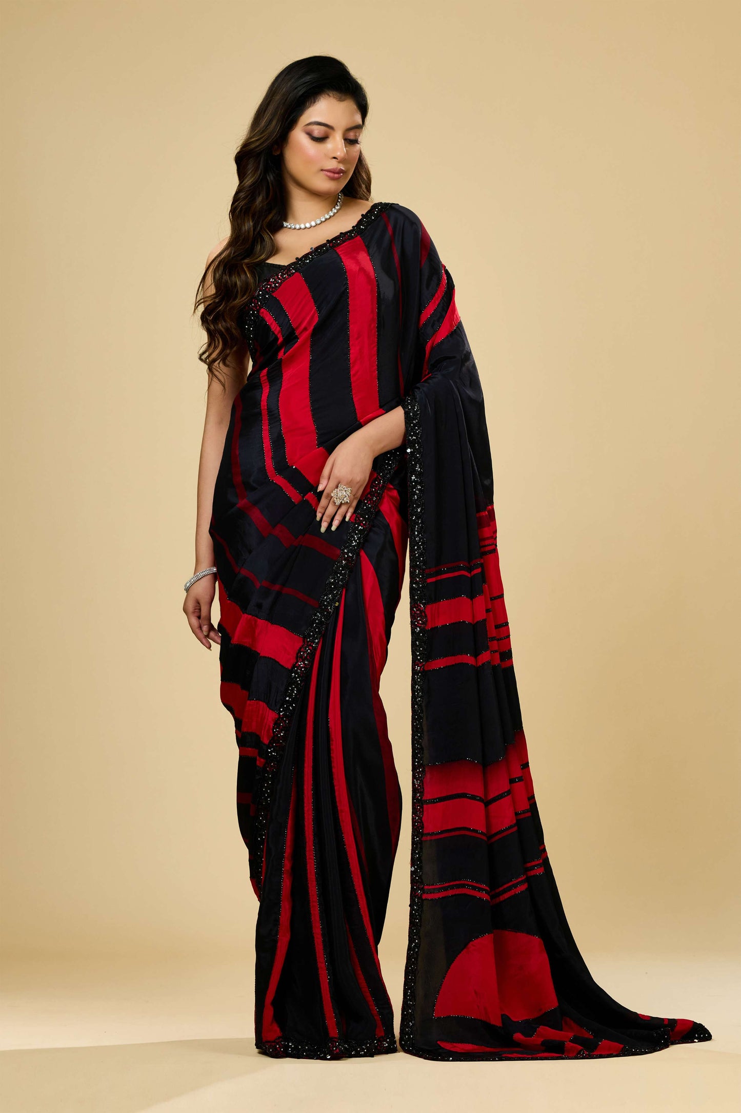 Printed Cut Dana Semi crepe Sarees 1011-10037