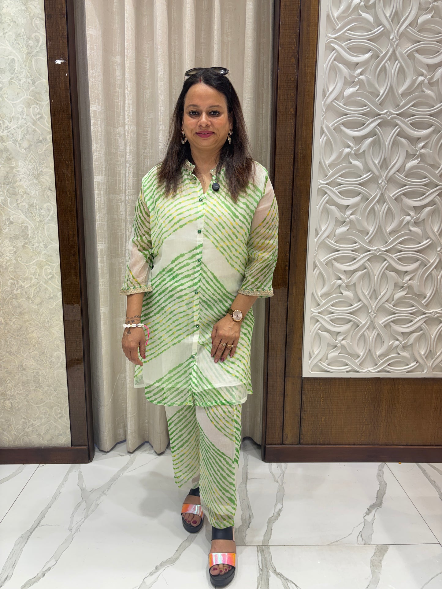 Lehriya Green Coord Set 1008