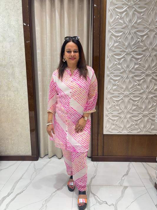 Lehriya Pink Coord Set 1007