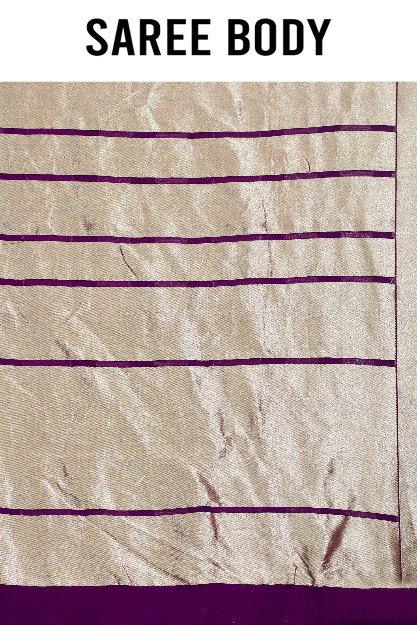Magenta Golden Zari weave Khadi Georgette Sarees 1009-10023