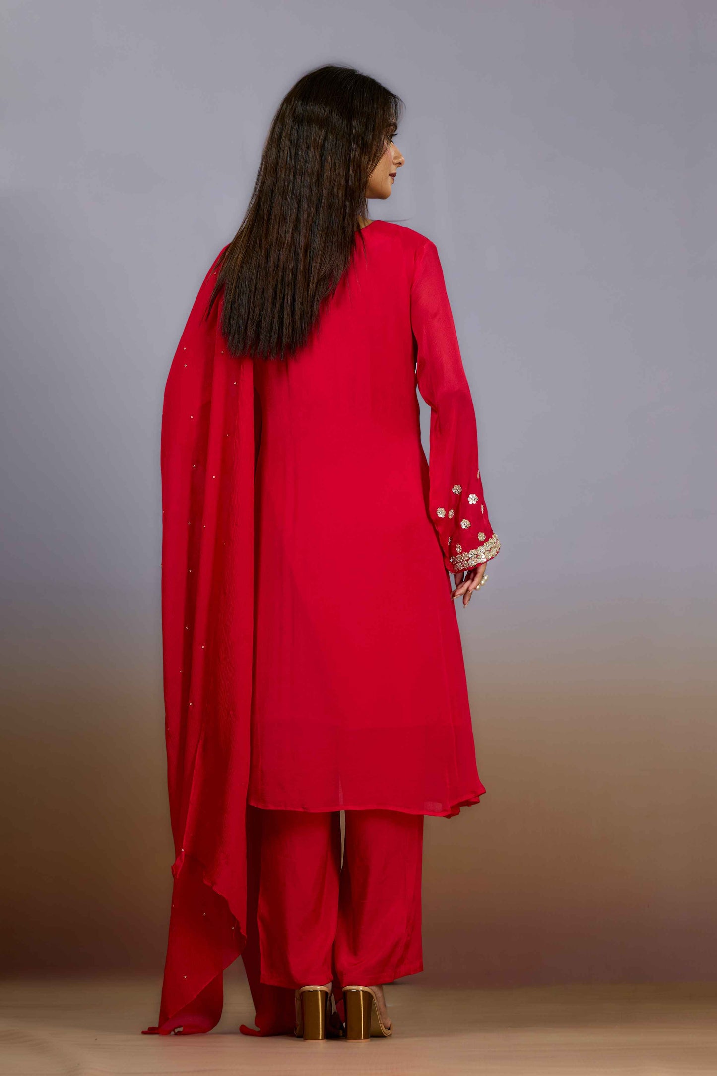 Rani Cut Dana Chinon Salwar Suits 1018-10083
