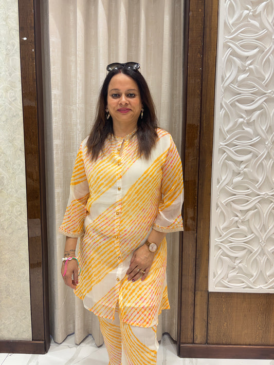 Lehriya Yellow Coord Set 1006