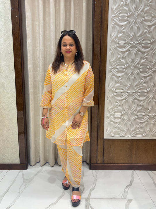 Lehriya Yellow Coord Set 1006