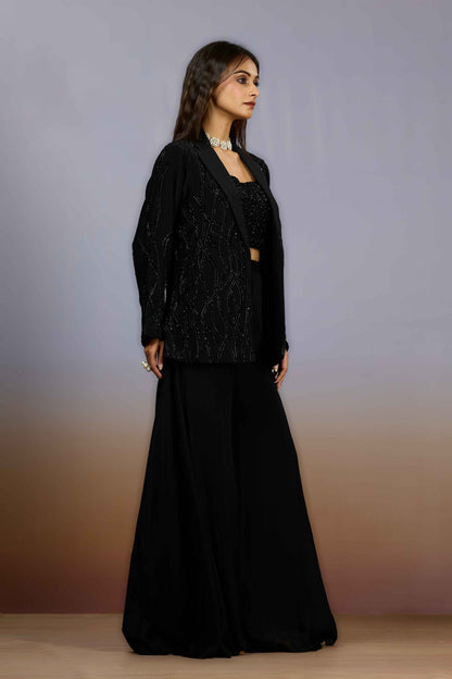 Black Cut Dana Chinon Indo Western 1024-10099